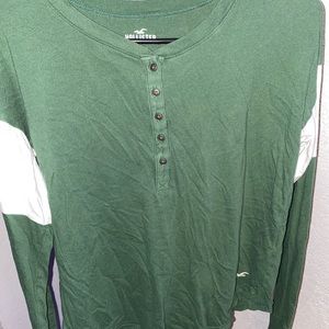 Green long sleeve shirt from Hollister